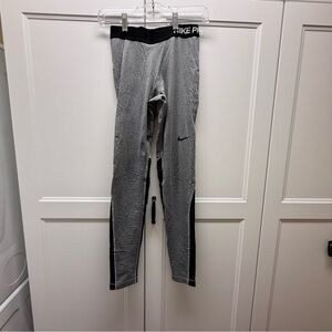 Nike Pro Gray and Black Leggings